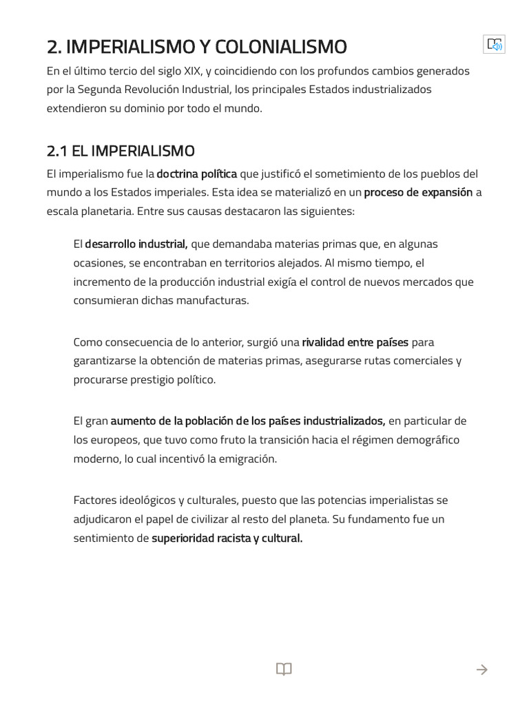 Imperialismo y Colonialismo en el Siglo XIX | PDF | Colonialismo ...