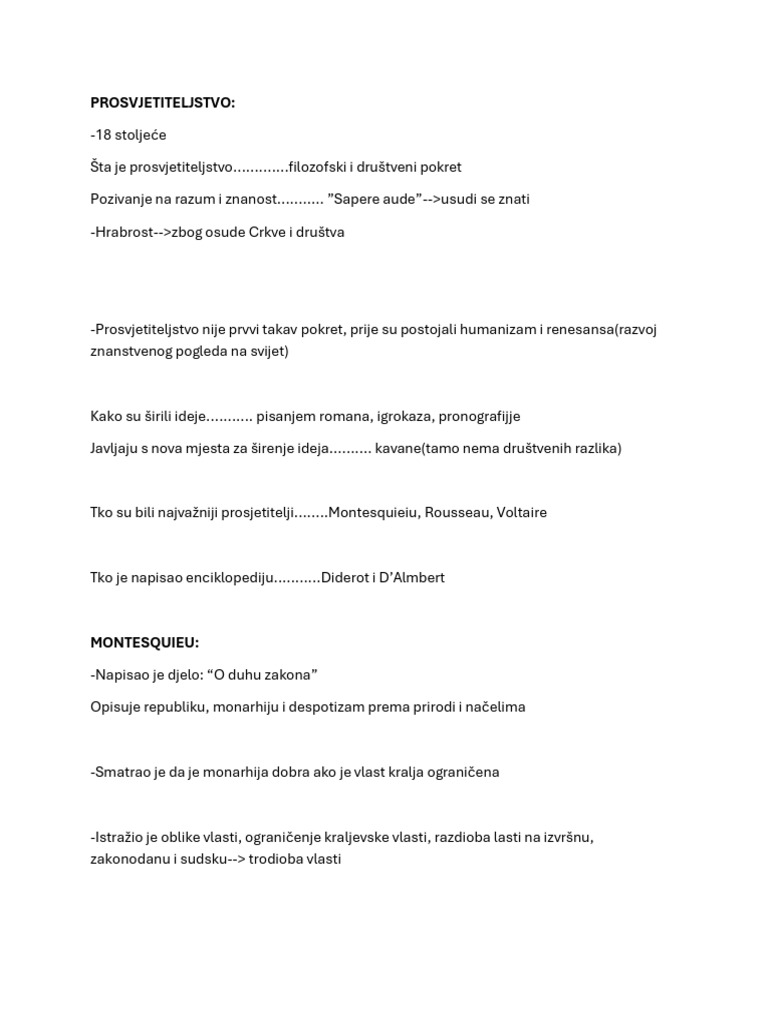 Povijest Prvi Test | PDF