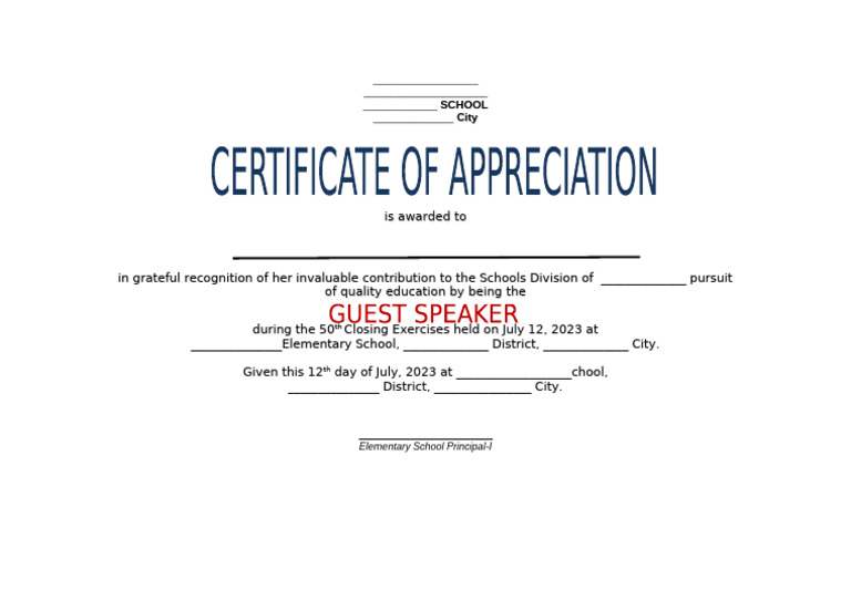 Award Recognition for Quality Education | PDF
