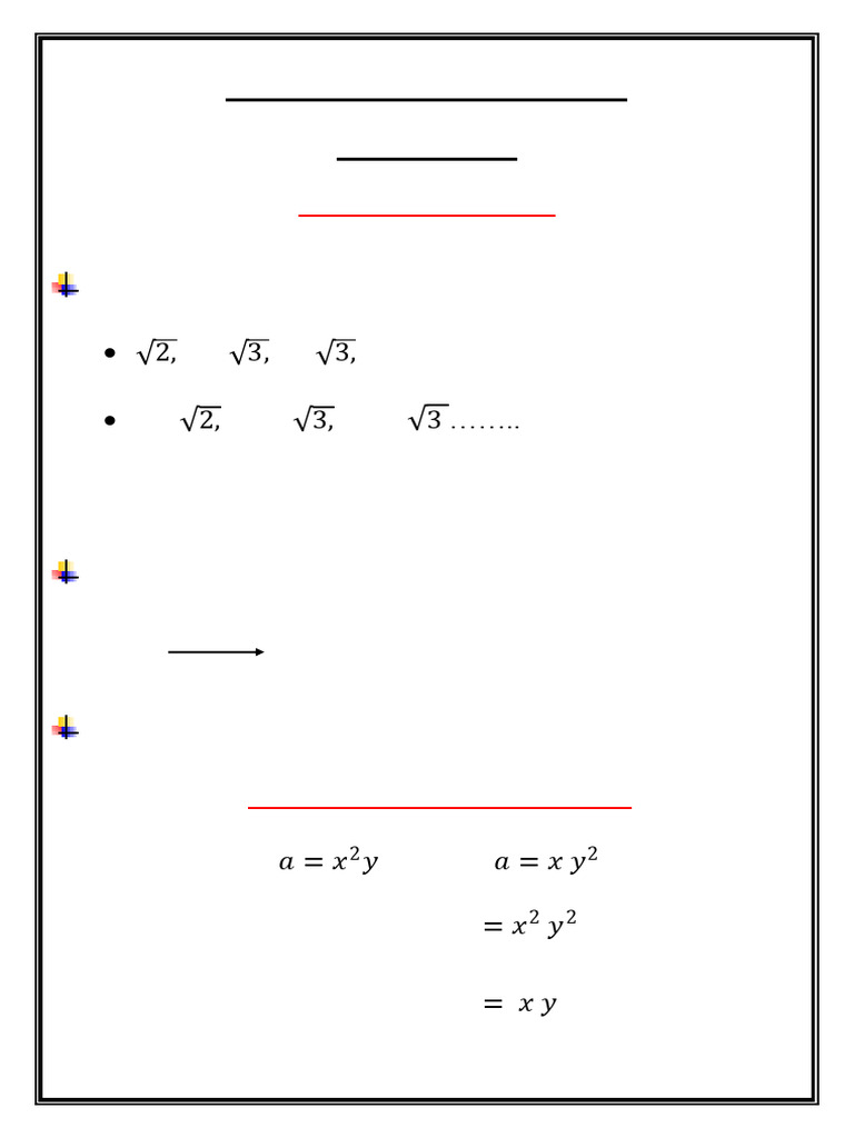 Math Passing Package: Key Concepts & Formulas | PDF | Quadratic ...