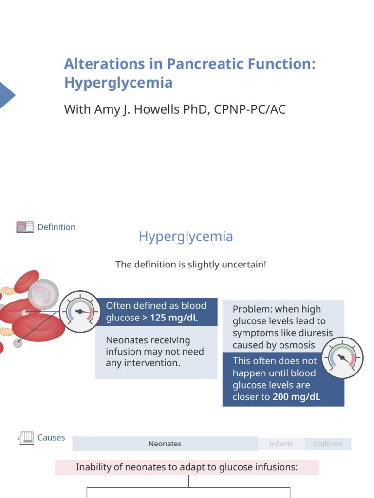 Hyperglycemia Management in Neonates | PDF | Hyperglycemia | Hypoglycemia