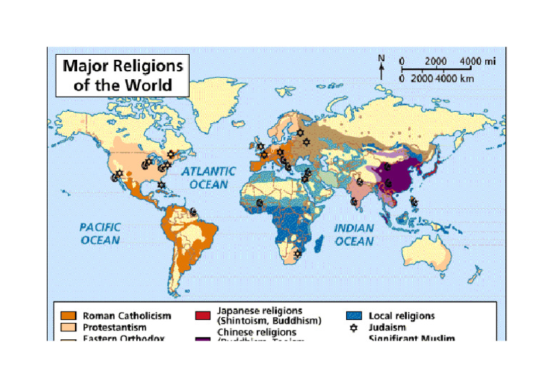 Major Religions in The World-1 | PDF