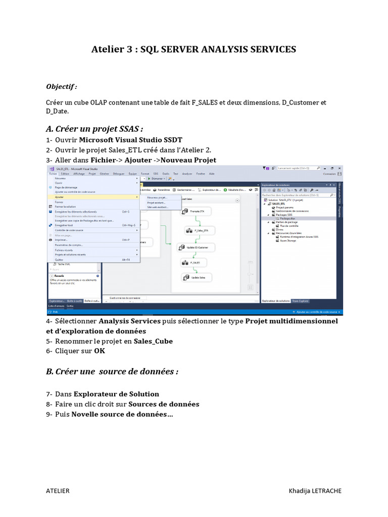 Création d'un Cube OLAP avec SSAS | PDF