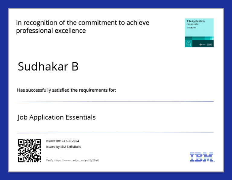 Job Application Essentials Badge20240930-7-Vbjrsf | PDF