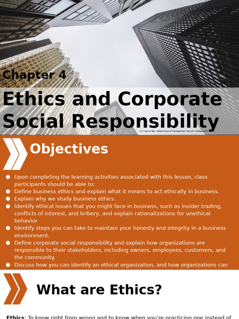 Business Ethics and Social Responsibility | PDF | Business Ethics ...
