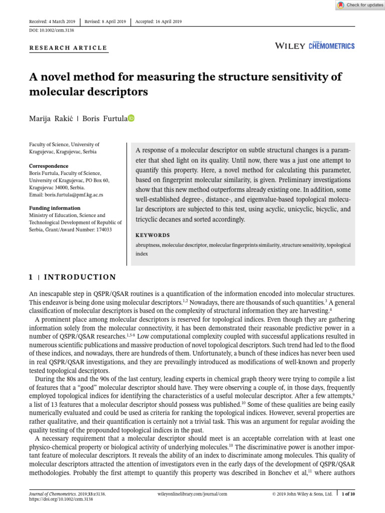 A novel method for measuring the structure sensitivity of | PDF ...