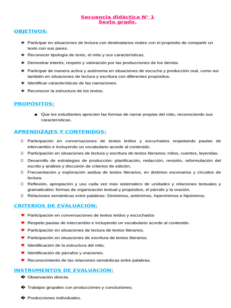 Sec Mitos 6to Grado Pdf Jason Minotauro