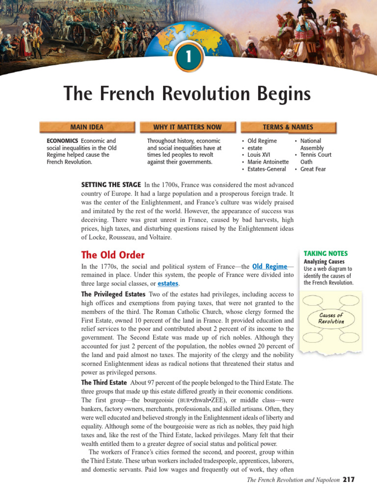 Causes of the French Revolution | PDF | Cost Of Living | Maximilien ...