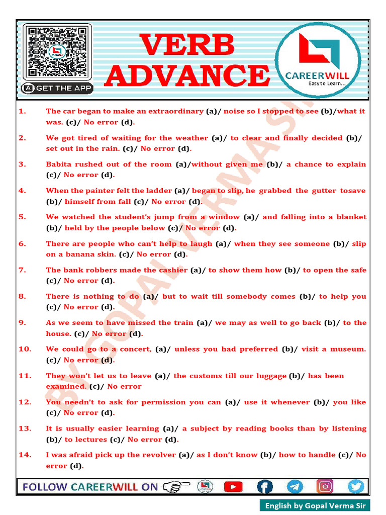 Grade 4 Verb Tenses Worksheet | PDF
