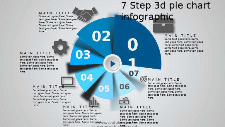 15.create 7 Step 3D Pie Chart | PDF