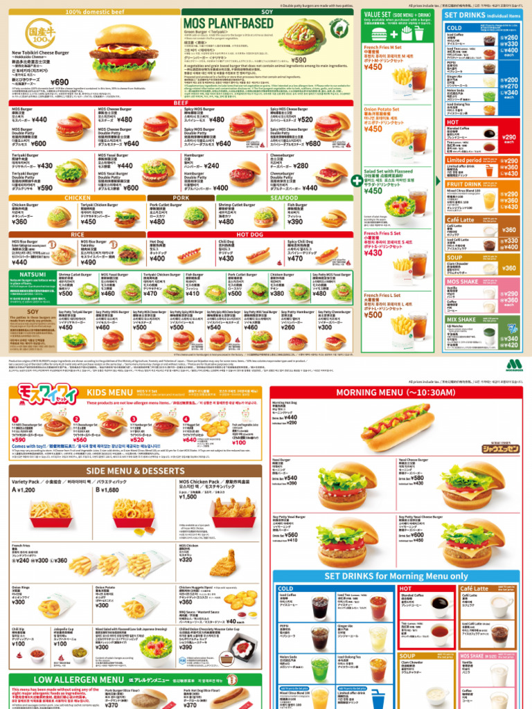 Global Regular Menu | PDF