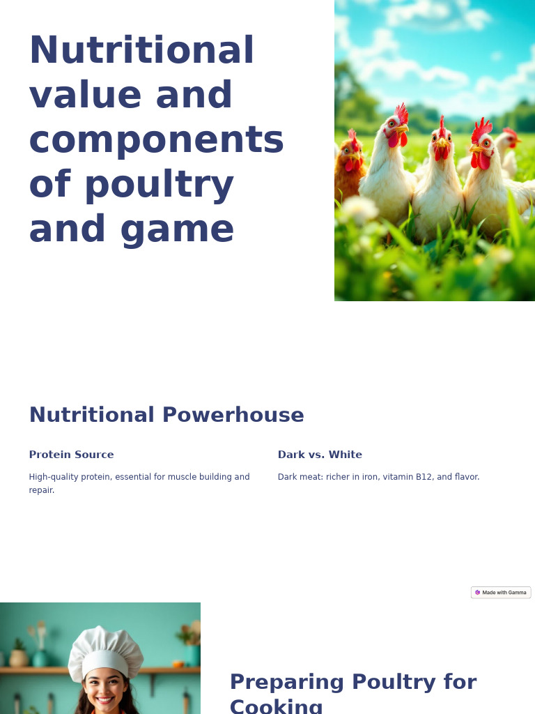 Understanding poultry from farm to table pdf