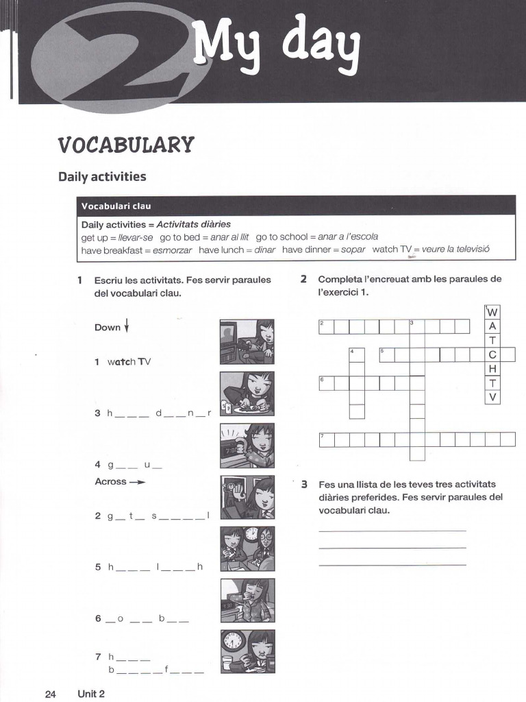 Spotlight Basics A - Unit 2 | PDF