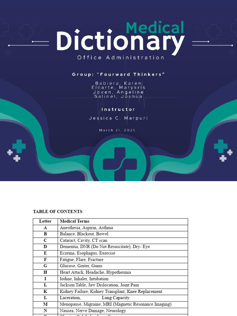 Comprehensive Medical Terminology Guide | PDF | Surgery | Hospital