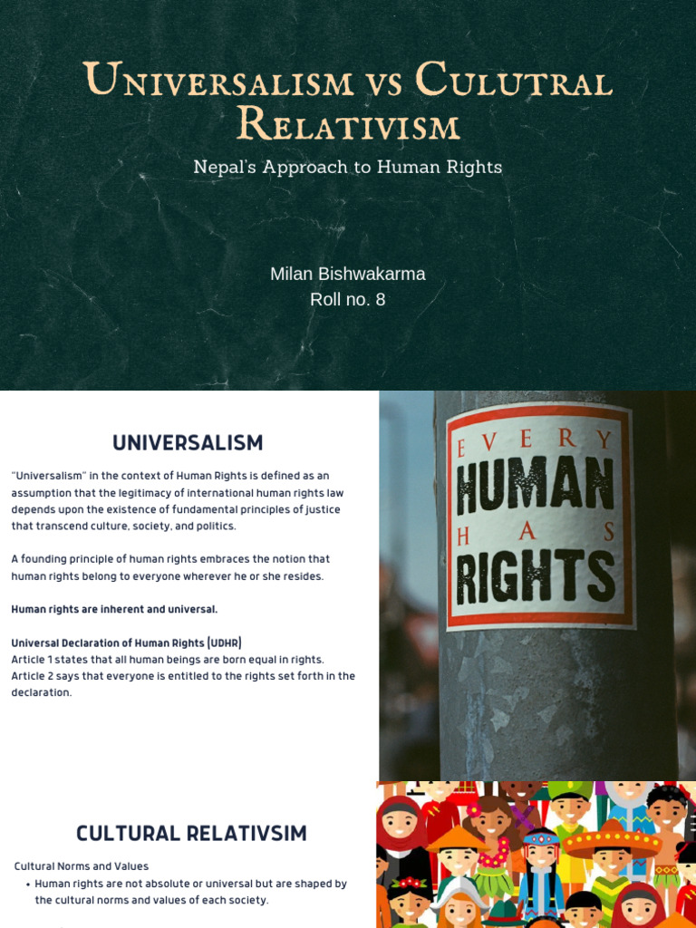 Human Rights: Universalism vs. Relativism in Nepal | PDF | Human Rights ...