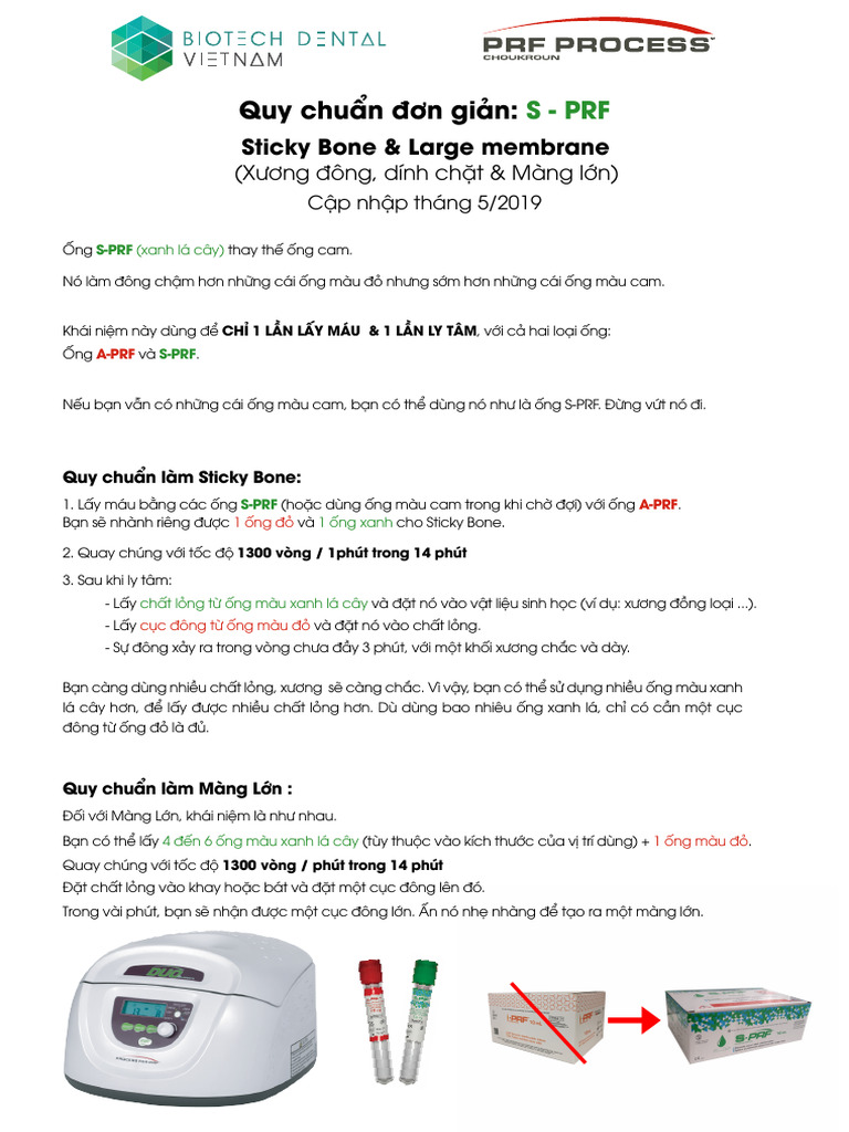 Quy Chuan S-PRF | PDF