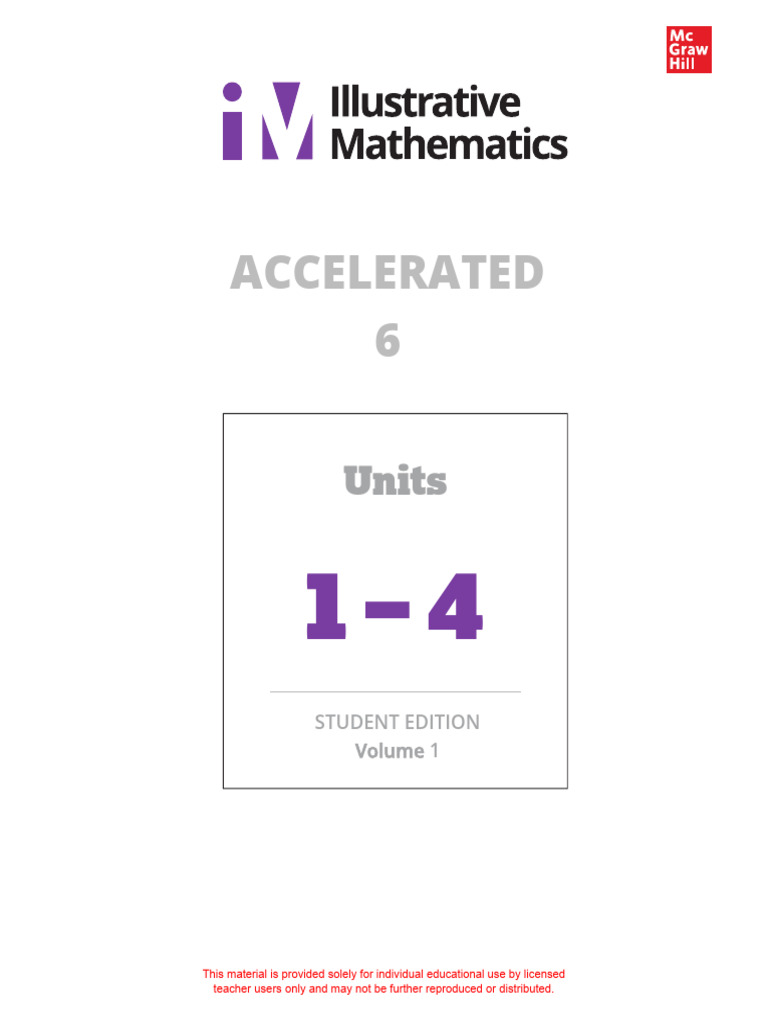 IM Accel Grade 6 V1 | PDF | Area | Rectangle