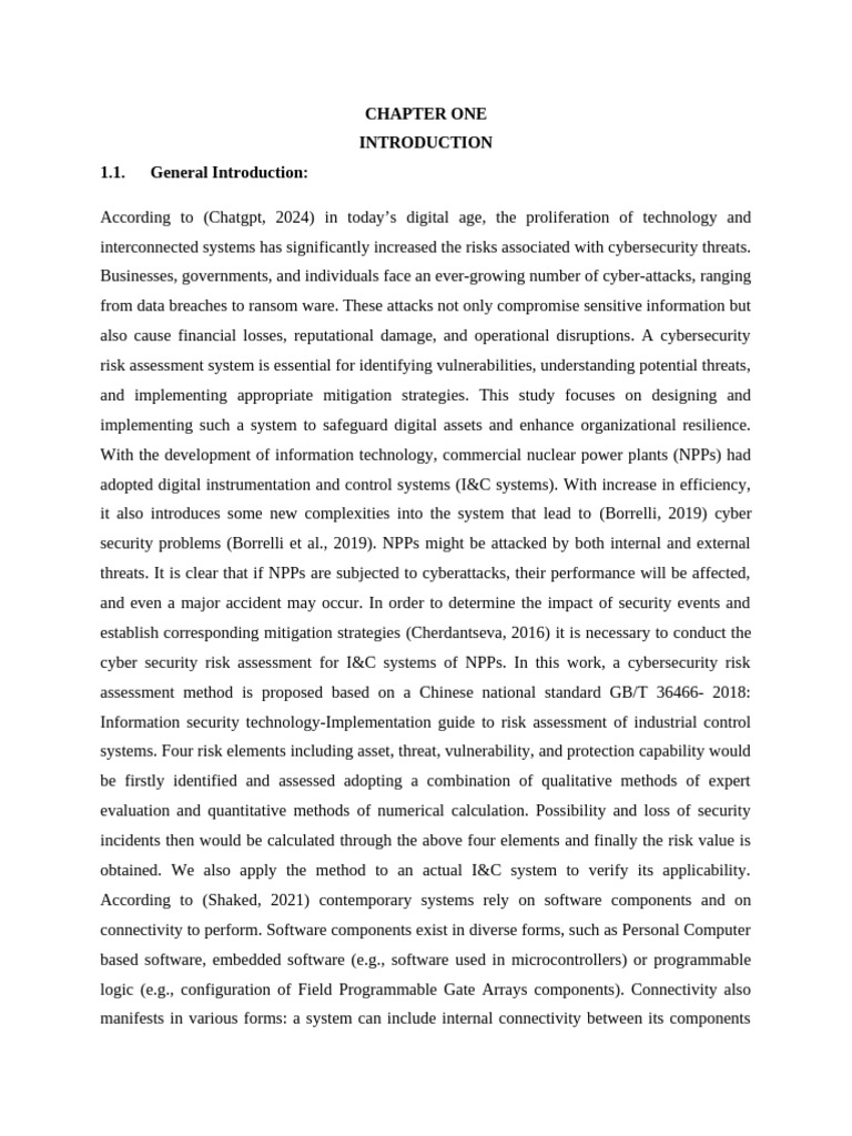 Cybersecurity Risk Assessment for NPPs | PDF | Computer Security | Security