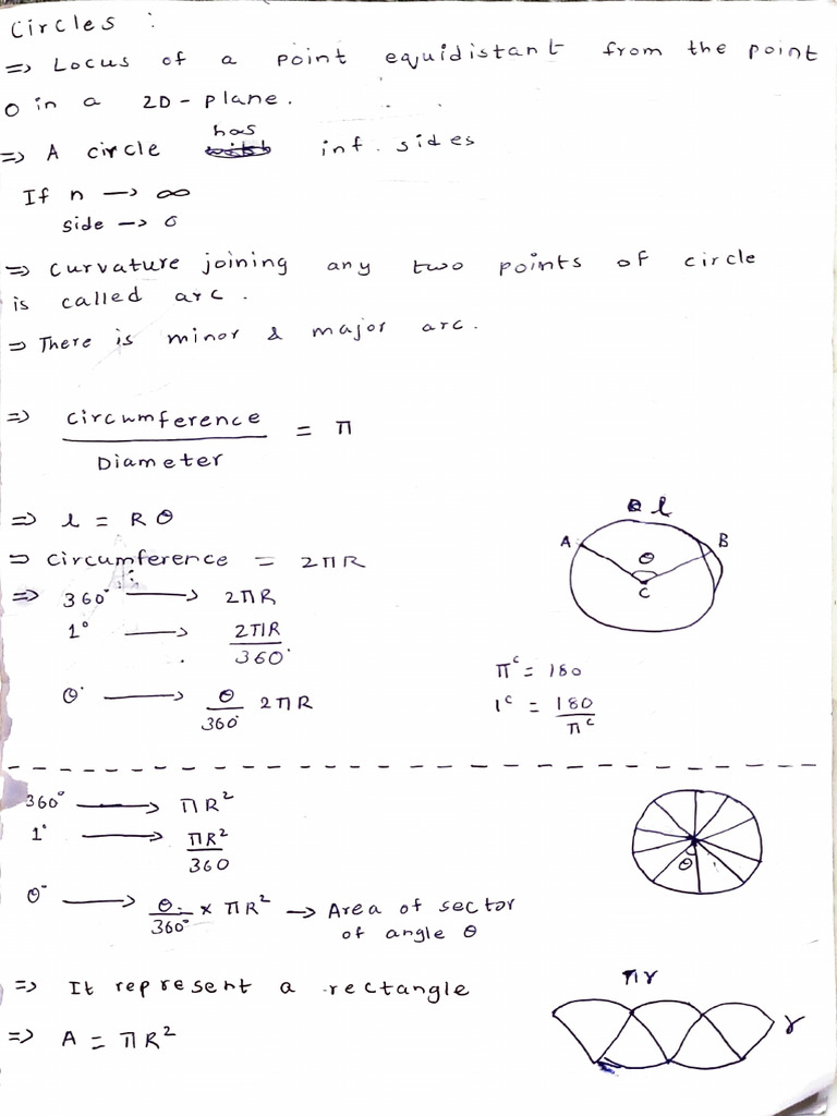 Circles and Parabola | PDF