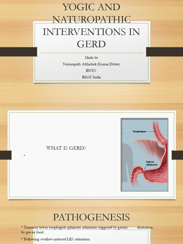 Naturopathic Approaches to GERD Relief | PDF | Gastroesophageal Reflux ...