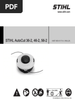 angWany Tête de débroussailleuse Outil de Jardin pour Stihl Autocut