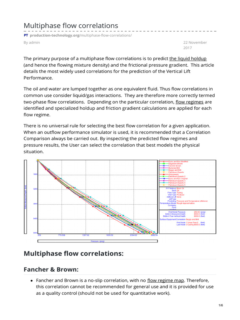 Slip Flow Regime in Multiphase Correlations | PDF | Fluid Dynamics ...