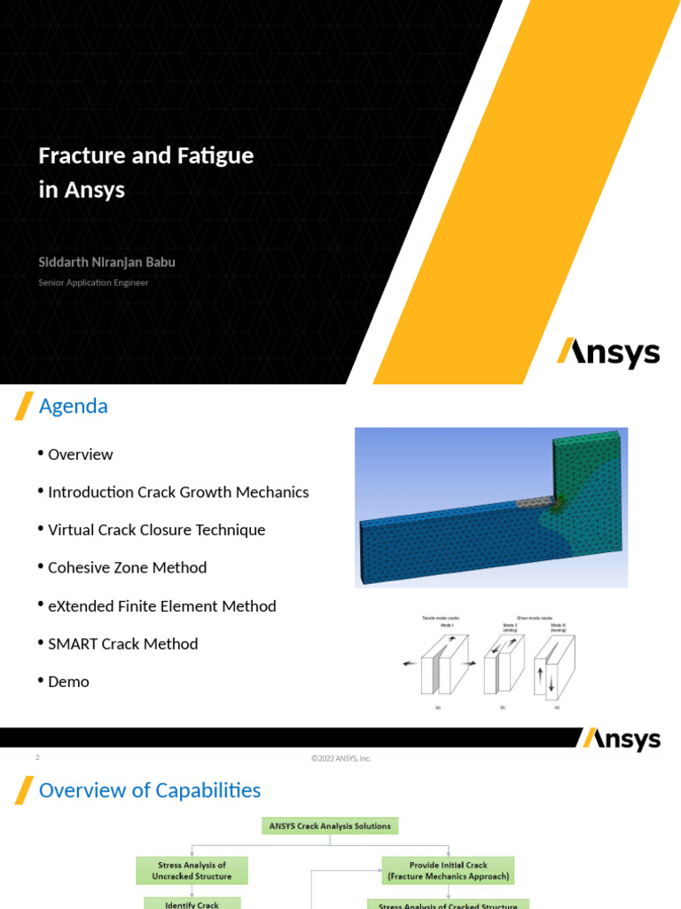 Ansys Crack Growth Simulation Techniques | PDF | Fracture Mechanics ...