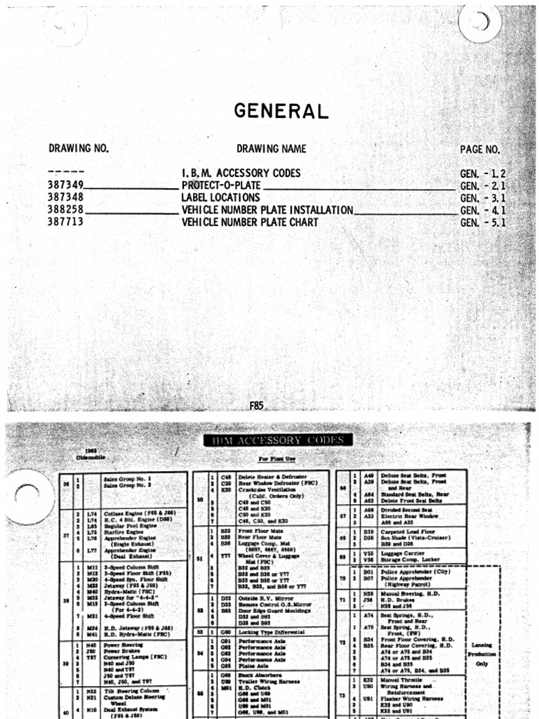 IBM Accessory Codes and Installation Guide | PDF | Transportation ...