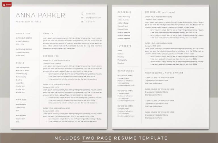 CV Template41.06 | PDF