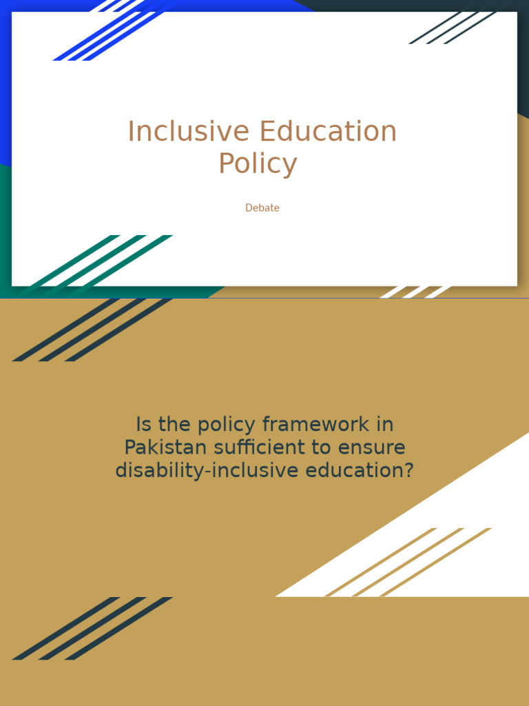 Inclusive Education Policy | PDF