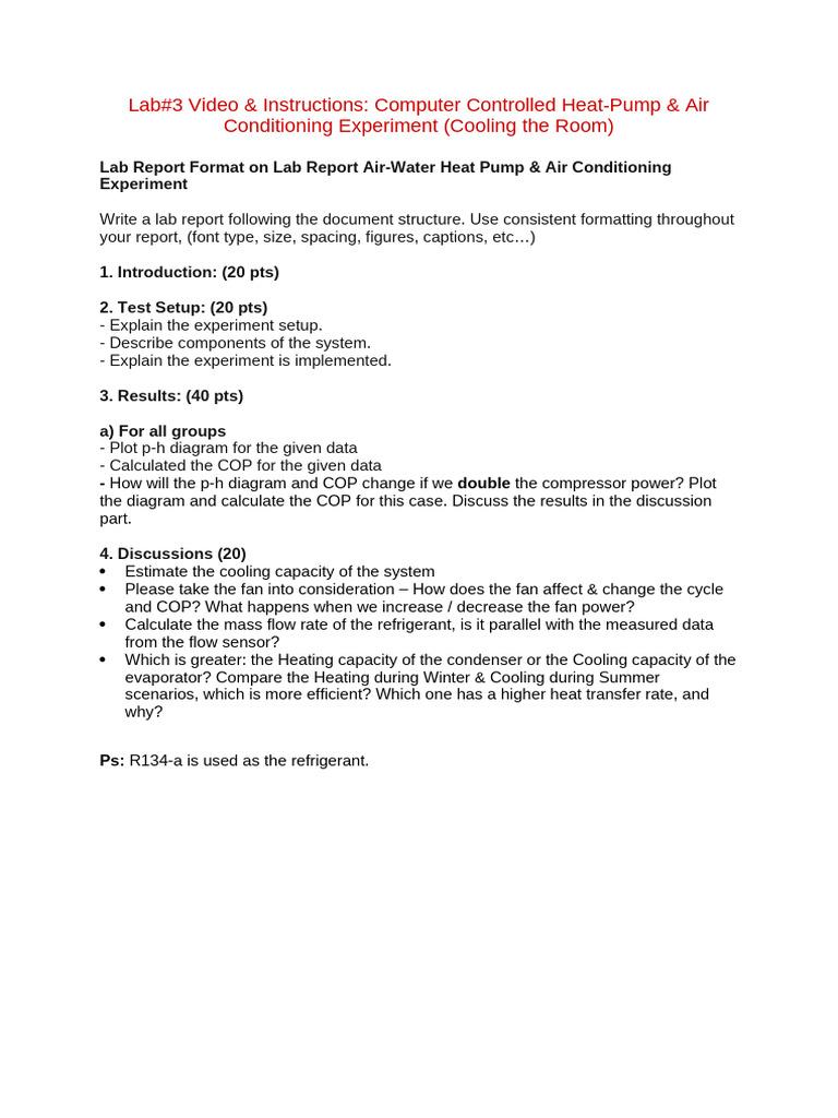 Lab 3 Report Format | PDF