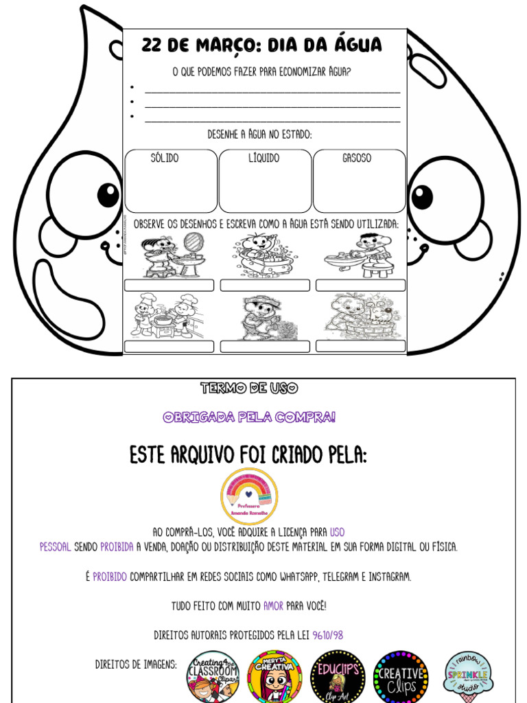 Atividade Interativa: Dia da Água | PDF