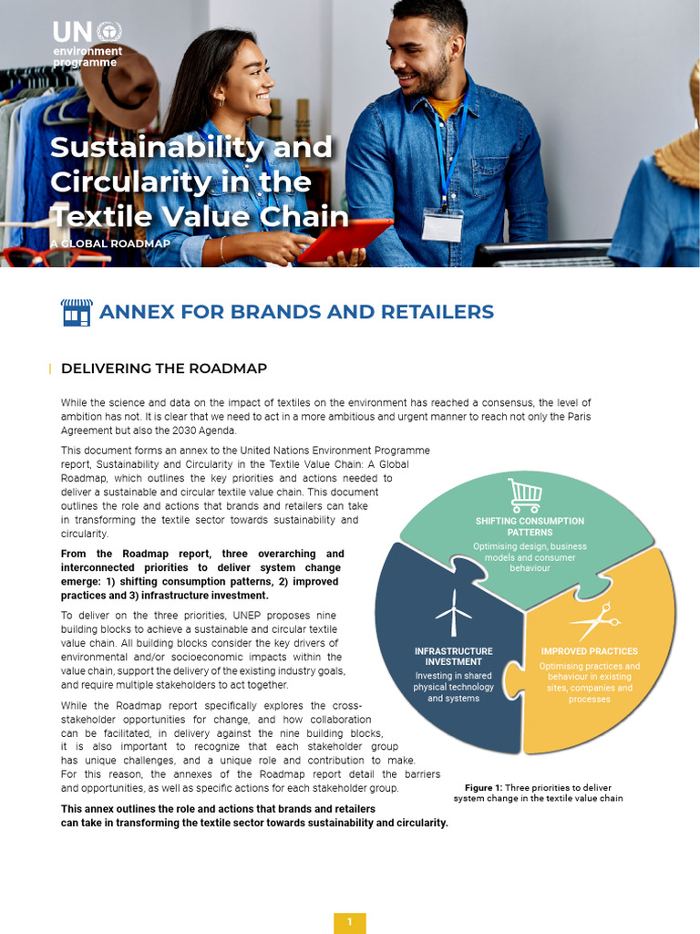 Brands and Retailers - UNEP Sustainability and Circularity in The ...