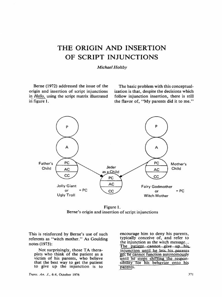 1976 - Michael Holtby - The Origin and Insertion of Script Injunctions ...