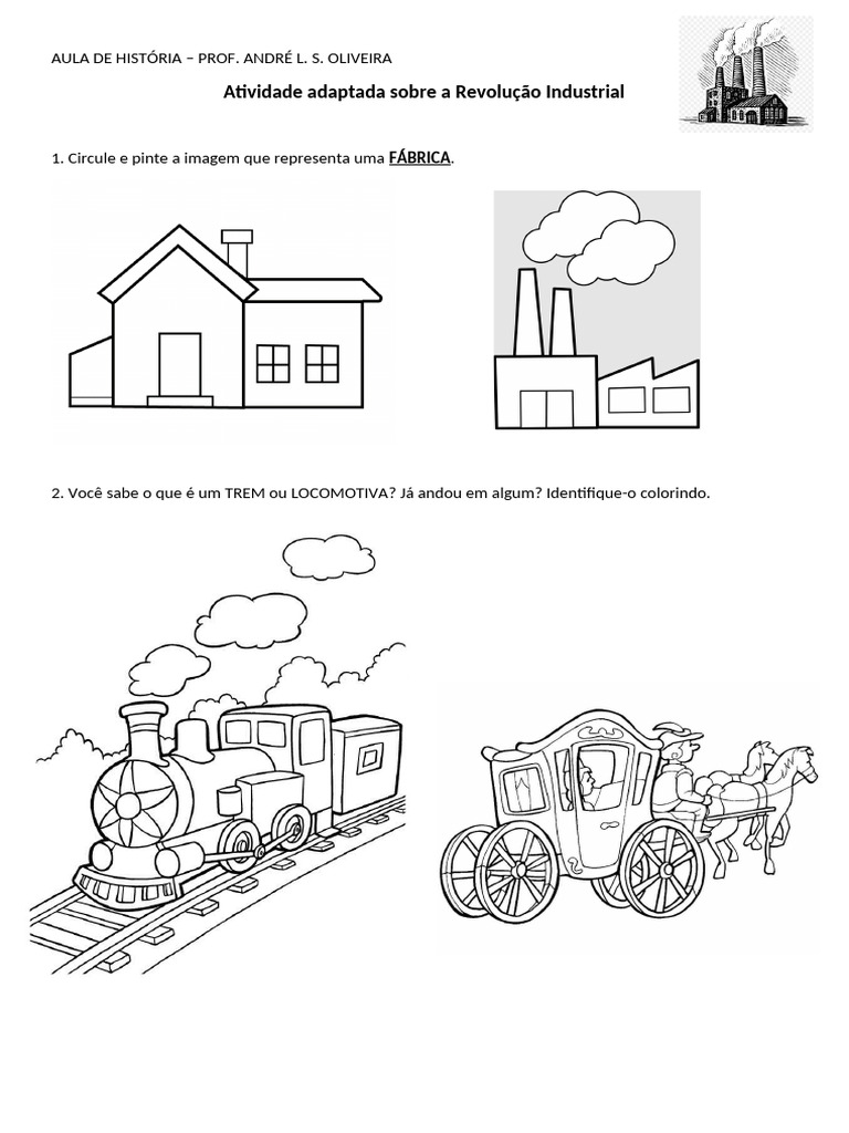 Atividade Adaptada: Revolução Industrial | PDF