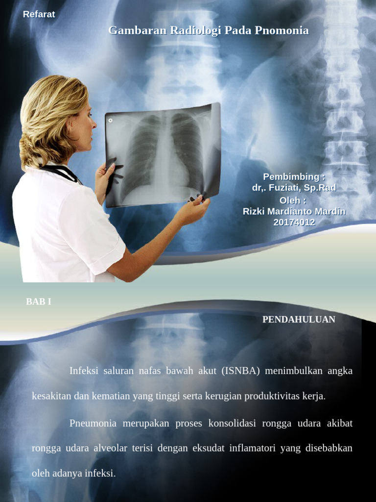 Gambaran Radiologi Pneumonia Terperinci | PDF