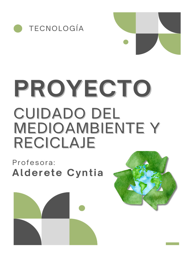 Proyecto de Reciclaje Escolar Sostenible | PDF | Reciclaje | Residuos