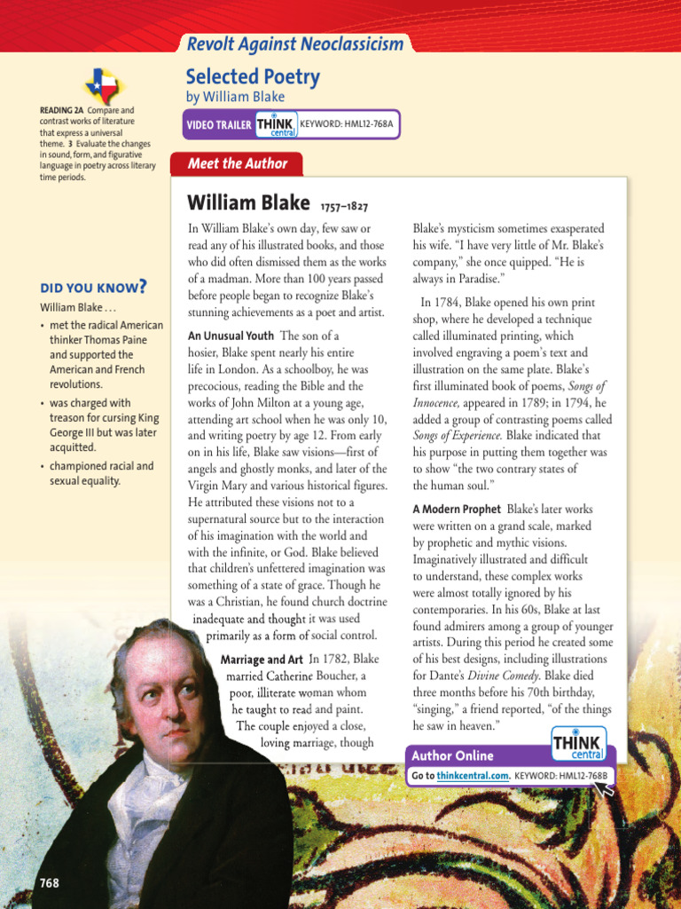 BIOGRAPHY OF WILLIAM BLAKE PDF visual data 2