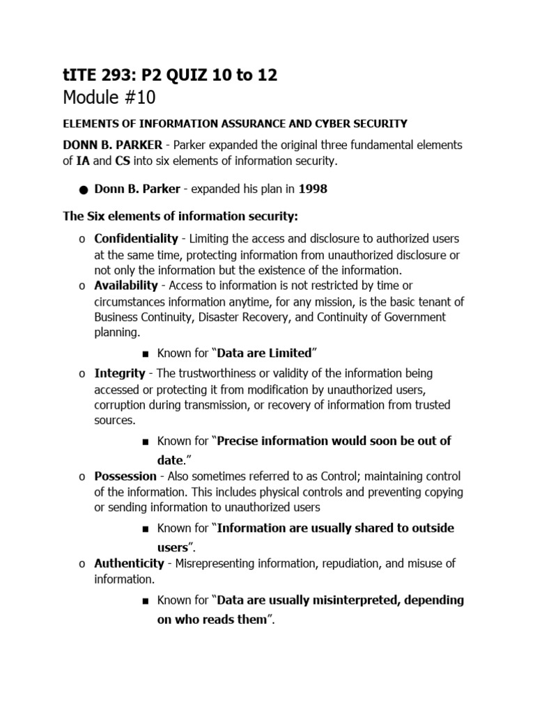 ITE 293 Reviewer P2 Exam | PDF | Computer Virus | Malware