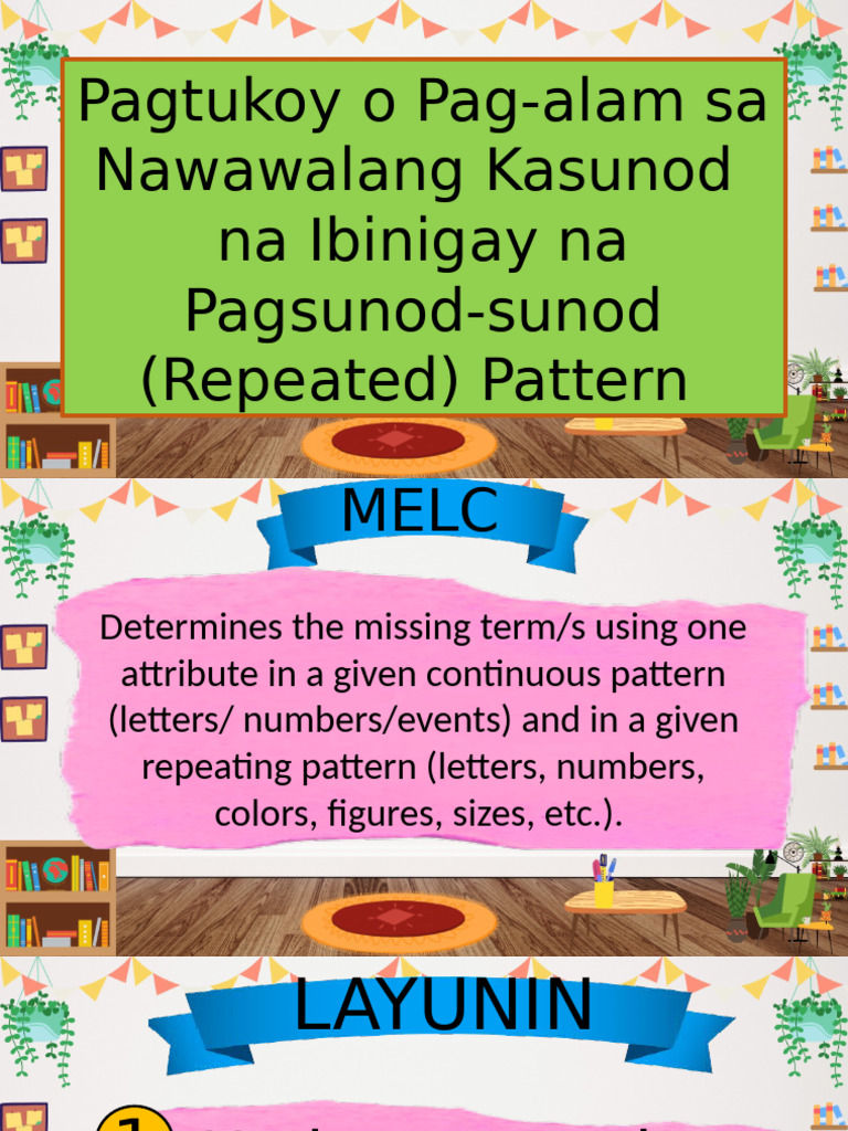 Math1 Patterns Cot | PDF