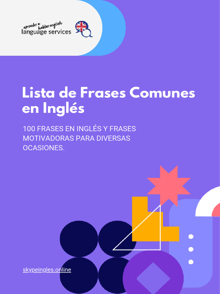 100 Frases Comunes en Inglés | PDF | Lingüística | Idiomas del Reino Unido