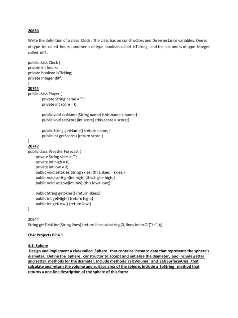 My Programming Lab Chapter 4 Pdf Class Puter Programming Integer Puter Science