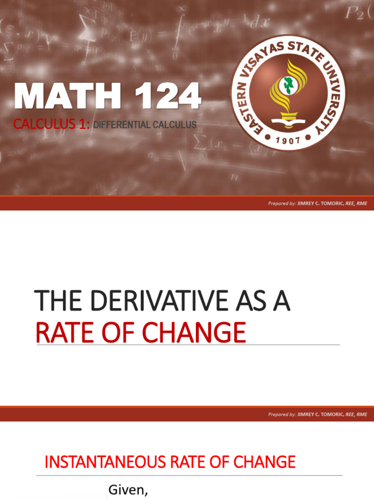 CALCULUS1Chapter5 590765700587147 | PDF | Derivative | Volt