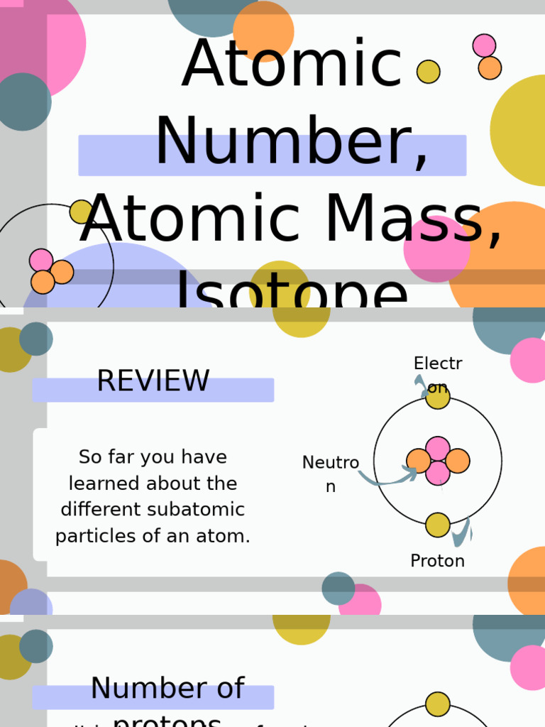Understanding Atomic Structure and Isotopes | PDF | Proton | Atoms