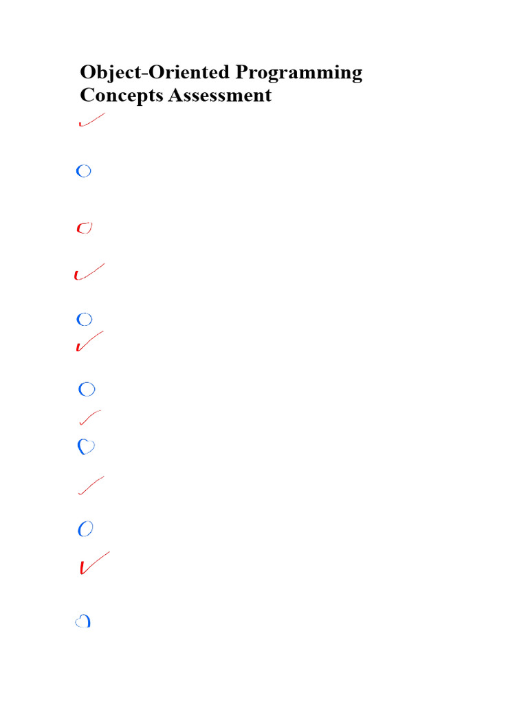 اختبار شيت 7⁩ | PDF | Class (Computer Programming) | Object Oriented ... image.