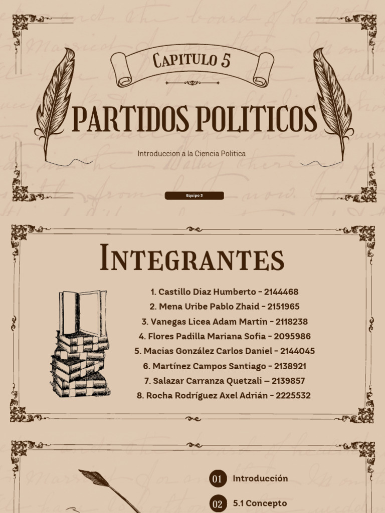 Cap5 Partidos Politicos | PDF | Partidos políticos | Constitución