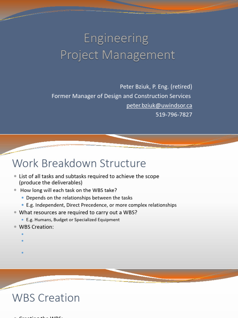 Work Breakdown Structure Guide | PDF
