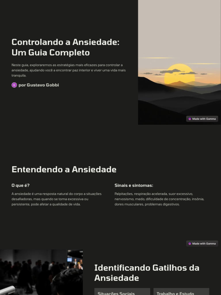 Controle da Ansiedade: Guia Prático | PDF | Ansiedade | Gratidão