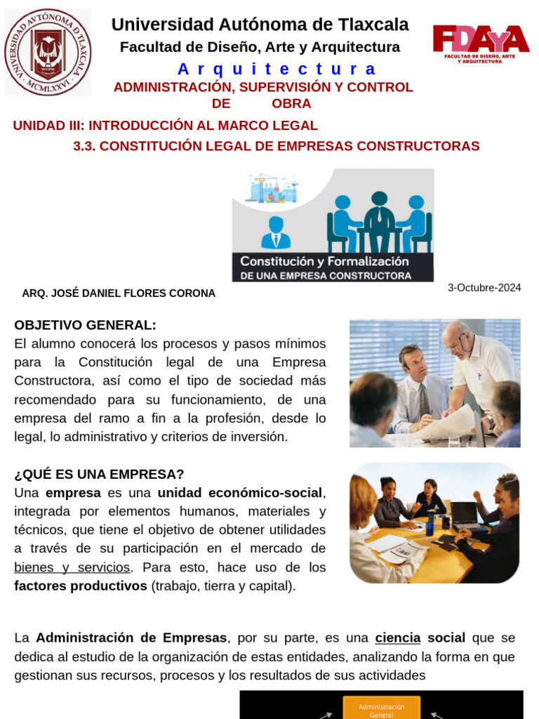 Constitución de Empresa Constructora 3 | PDF | Business | Capital ...