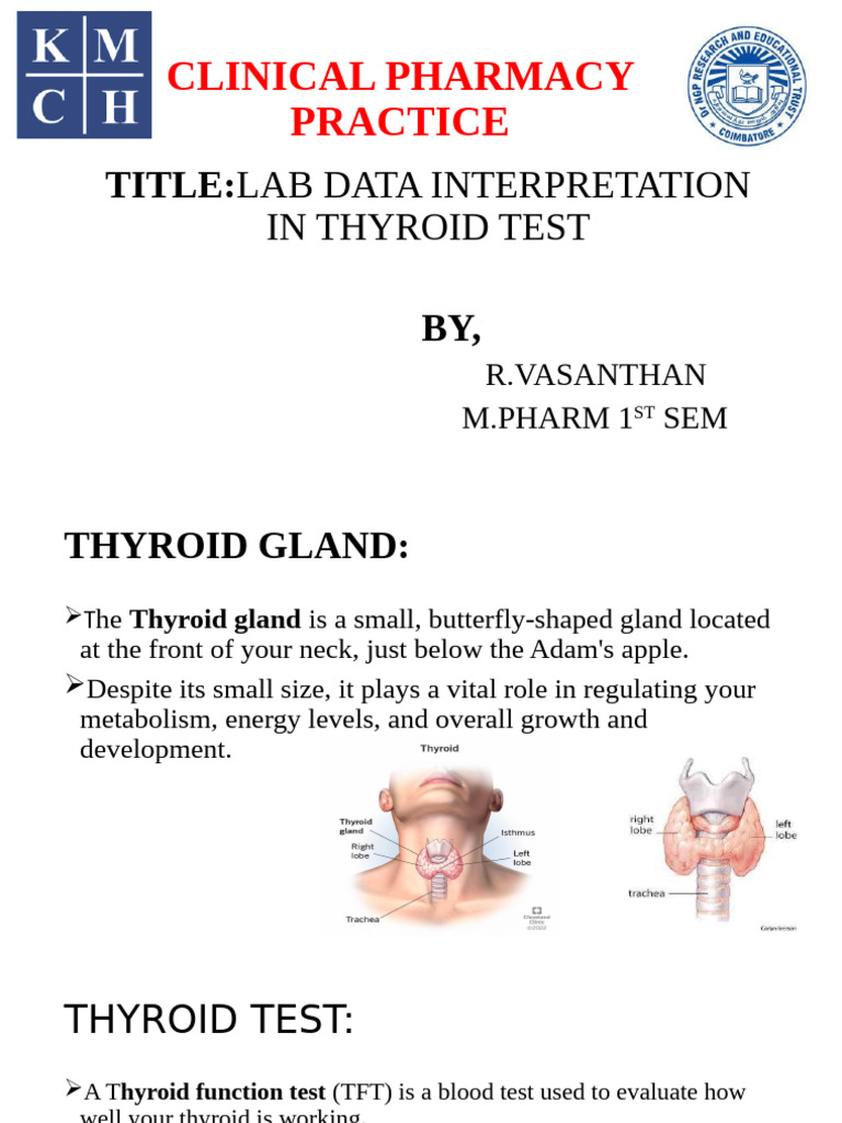Thyroid Test Lab Data Interpretation | PDF | Thyroid | Hypothyroidism